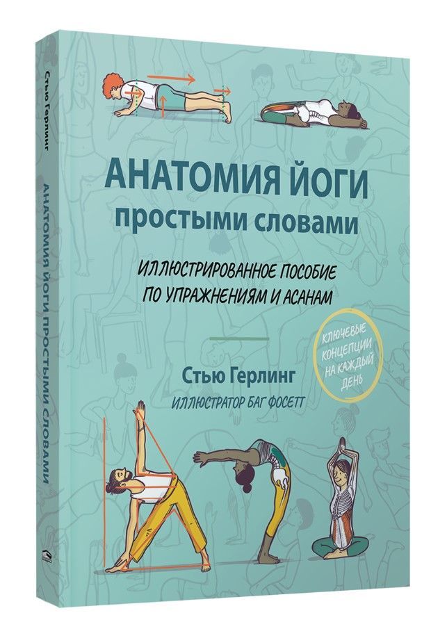 Анатомия йоги простыми словами: Иллюстрированное пособие по упражнениям и асанам