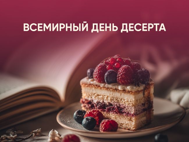 Всемирный день десерта. Сладкая подборка от Дома книги