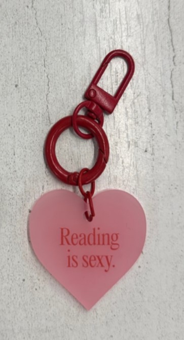 Брелок "Сердце. Reading is sexy"