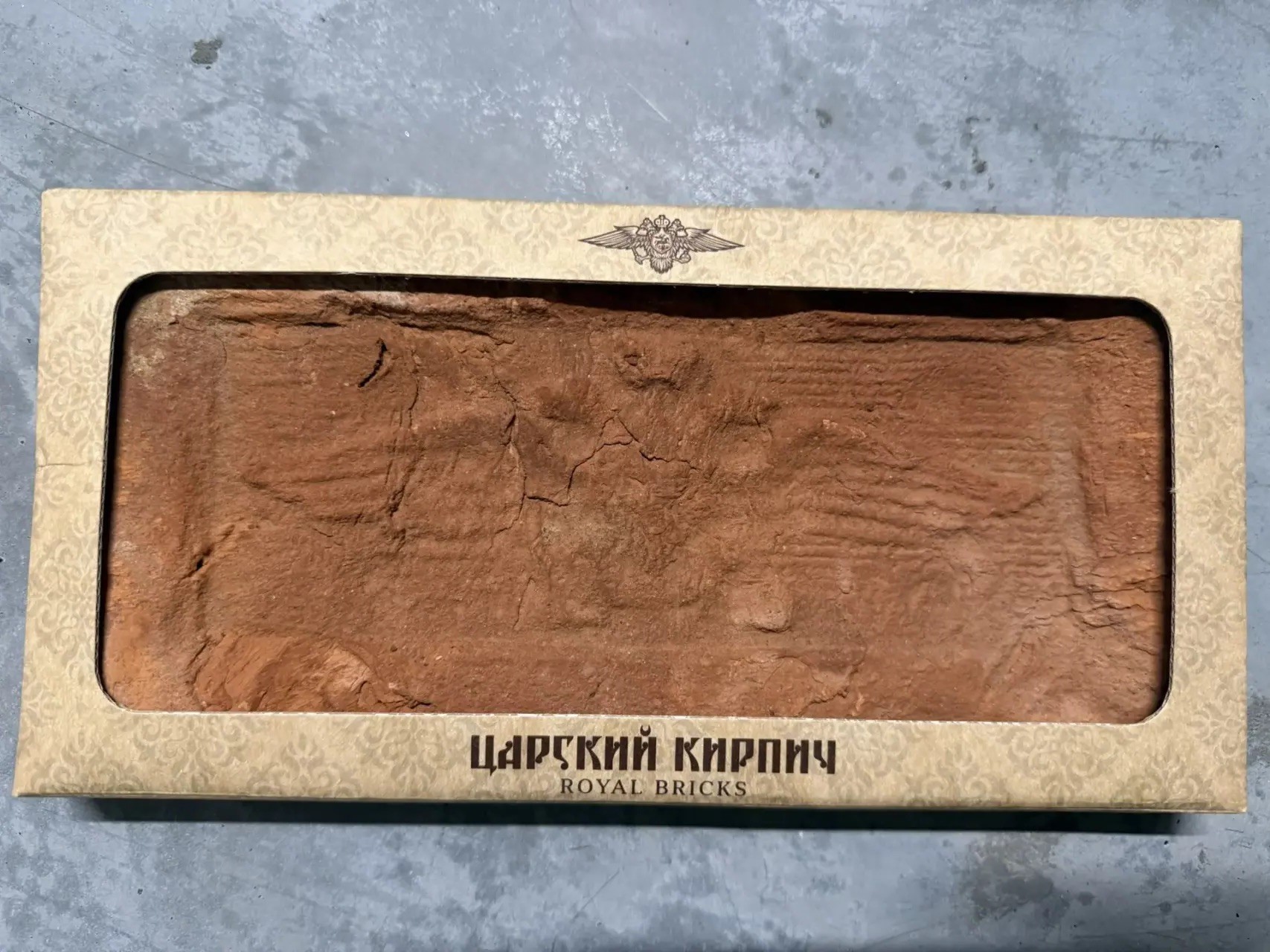 Срез кирпича КЛЕЙМО "Орел" прямая рамка,, оригинал
